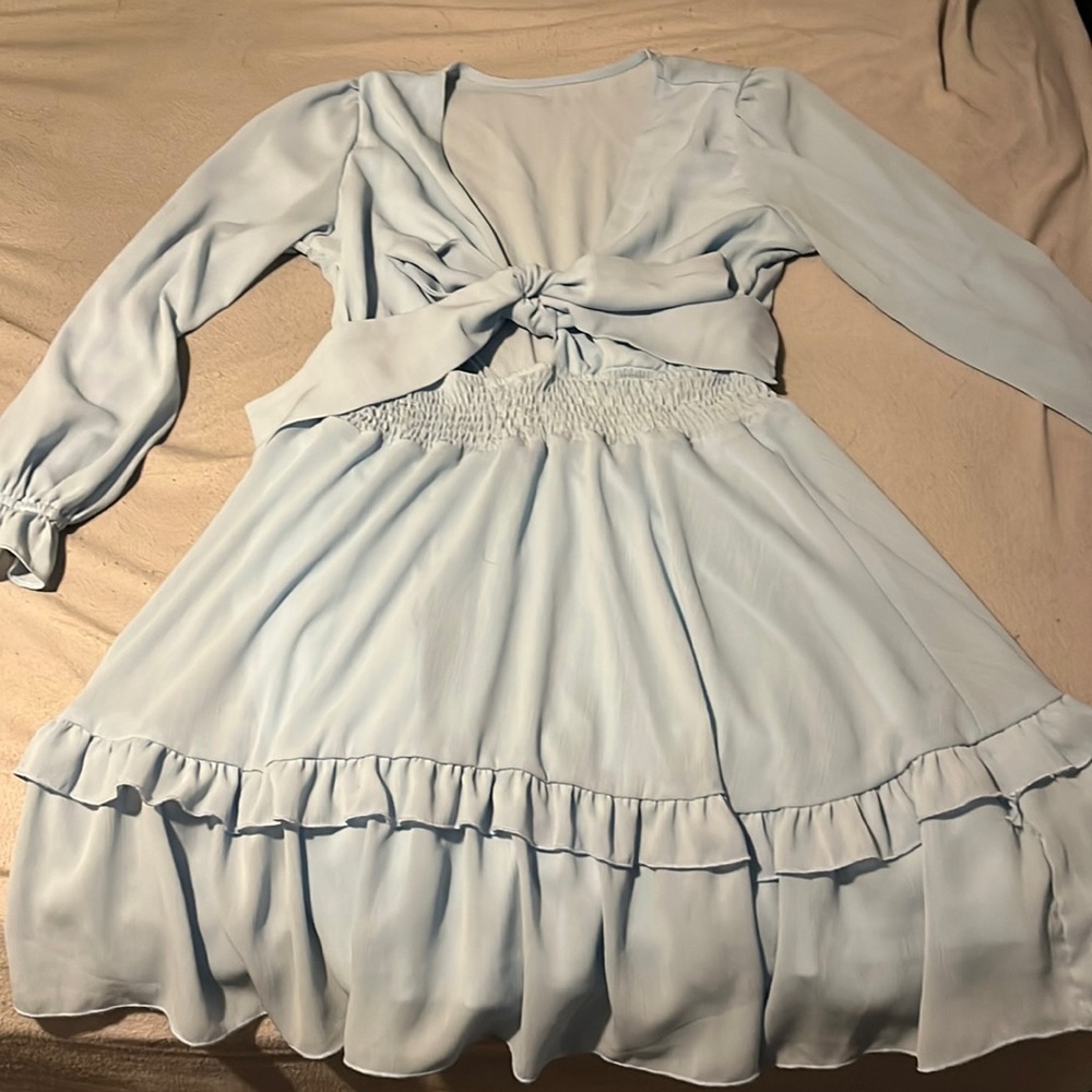 Worn Once, Light blue dress